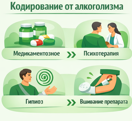 кодирование от алкоголизма в Михайловке Санати